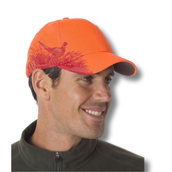 DRI Duck Running Buck Wildlife Series Cap • Blaze Pheasant/ Blaze Orange • NWOT - Picture 1 of 8